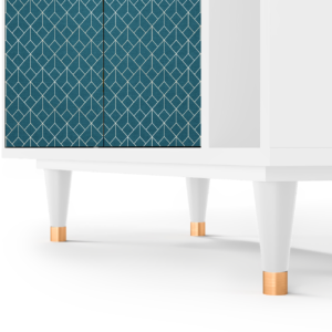 Sideboard - STORYZ - BS6 Turquoise Geometry - White