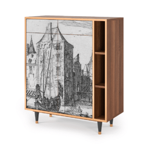Sideboard - STORYZ - BS6 Castle with Bridge - Walnut