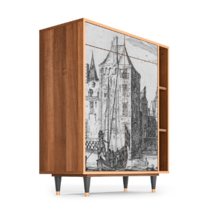 Sideboard - STORYZ - BS6 Castle with Bridge - Walnut