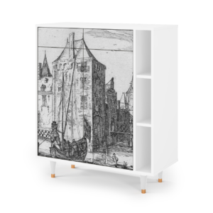 Sideboard - STORYZ - BS6 Castle with Bridge - White