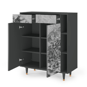Sideboard - STORYZ - BS6 Rusticorum - Antracite