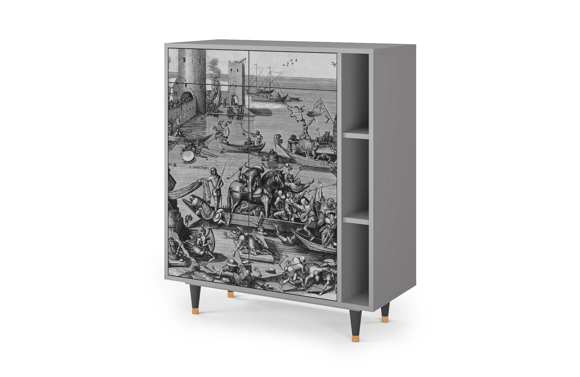 BS6_187_002 Sideboard - STORYZ - BS6 Saint Martin - Grey