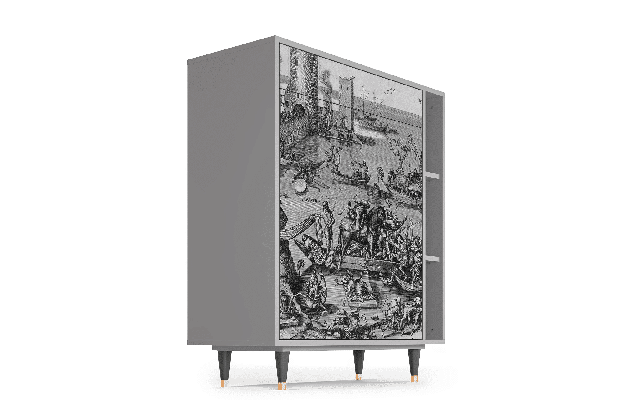 Sideboard – STORYZ – BS6 Saint Martin – Grey Sideboard - STORYZ - BS6 Saint Martin - Grey