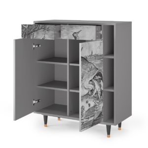 Sideboard - STORYZ - BS6 Big Fish Eat Little - Grey