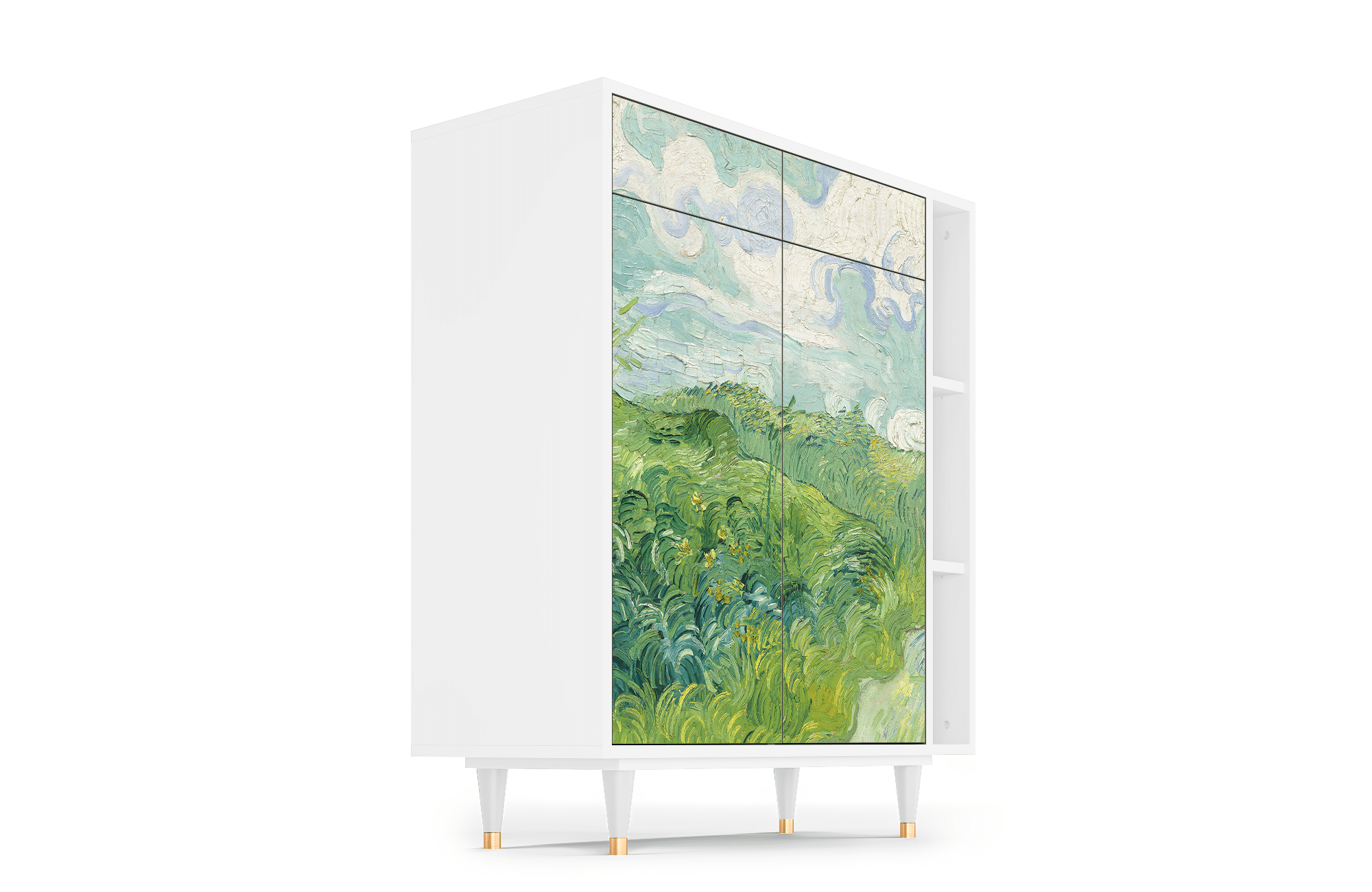 Sideboard – STORYZ – BS6 Green Wheat Fields – White Sideboard - STORYZ - BS6 Green Wheat Fields - White
