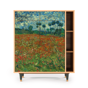 Sideboard - STORYZ - BS6 Poppy field by van Gogh - Walnut