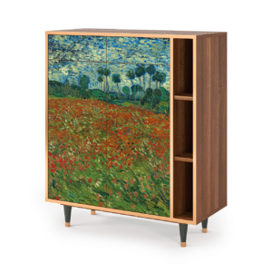 Sideboard - STORYZ - BS6 Poppy field by van Gogh - Walnut