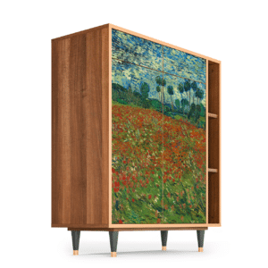 Sideboard - STORYZ - BS6 Poppy field by van Gogh - Walnut