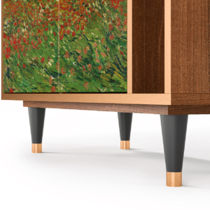 Sideboard - STORYZ - BS6 Poppy field by van Gogh - Walnut