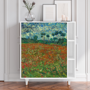 Sideboard - STORYZ - BS6 Poppy field by van Gogh - White