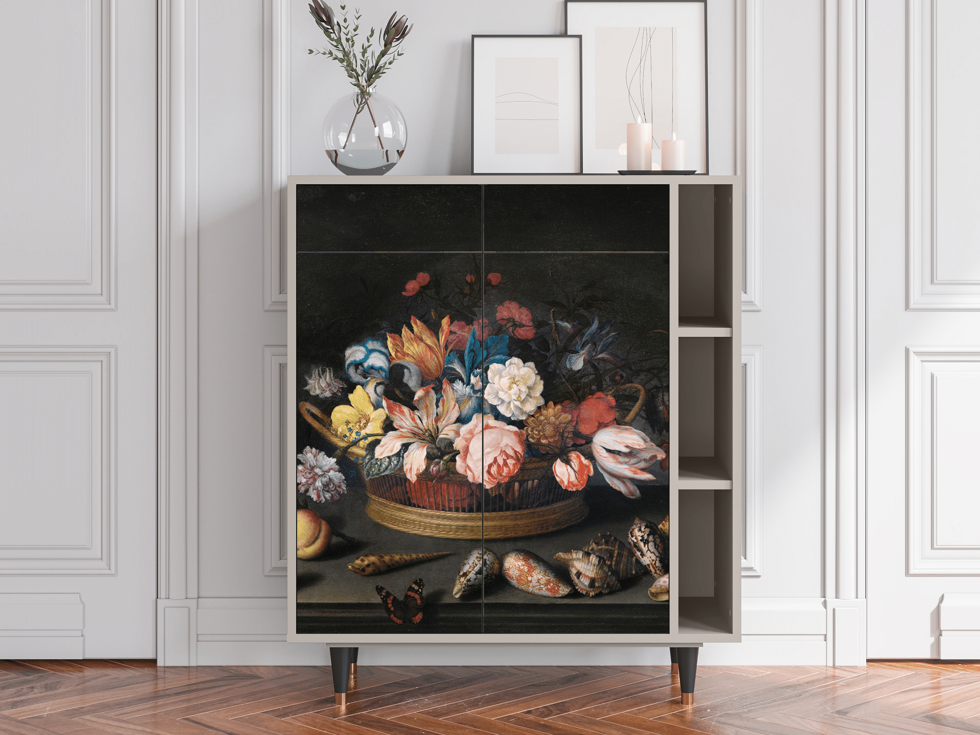 Sideboard - STORYZ - BS6 Still Life with Flowers - Sand