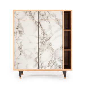 Sideboard - STORYZ - BS6 Milk Marble - Walnut