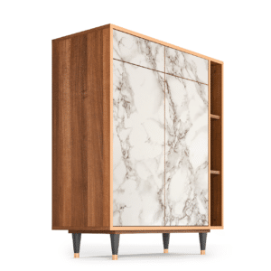 Sideboard - STORYZ - BS6 Milk Marble - Walnut