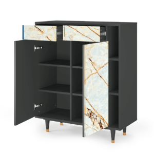 Sideboard - STORYZ - BS6 Sandy Marble - Antracite
