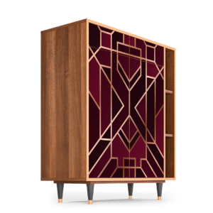 Sideboard - STORYZ - BS6 Burgundy Jewelery - Walnut
