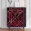 Sideboard - STORYZ - BS6 Burgundy Jewelery - Antracite