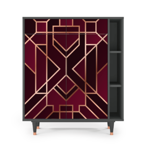 Sideboard - STORYZ - BS6 Burgundy Jewelery - Antracite