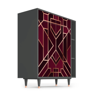 Sideboard - STORYZ - BS6 Burgundy Jewelery - Antracite