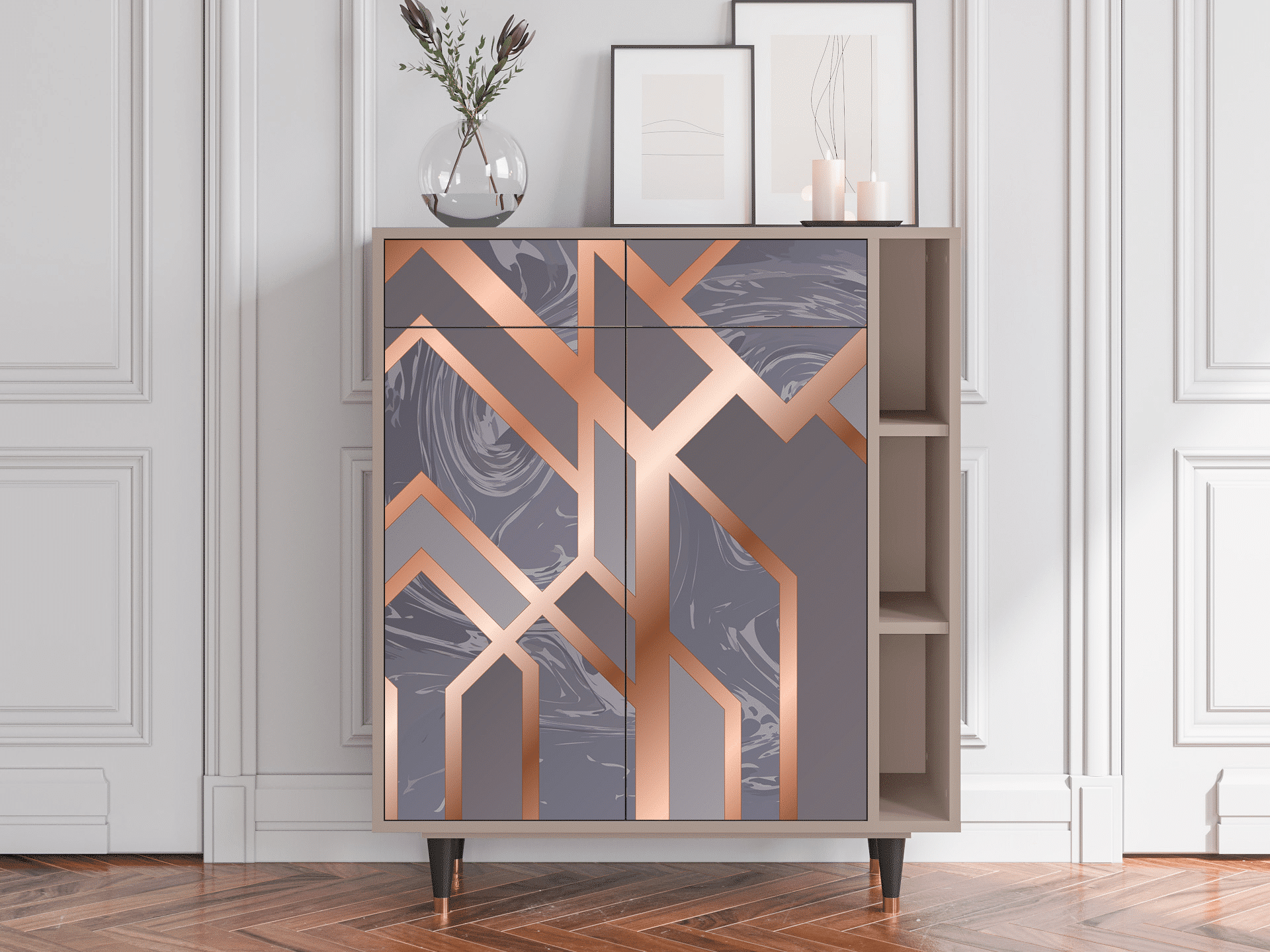 Sideboard - STORYZ - BS6 Taupe Anatomy - Latte Sideboard - STORYZ - BS6 Taupe Anatomy - Latte