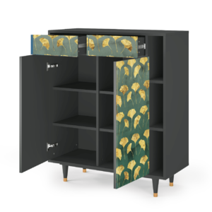 Sideboard - STORYZ - BS6 Gingko leaves - Antracite