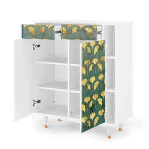 Sideboard - STORYZ - BS6 Gingko leaves - White