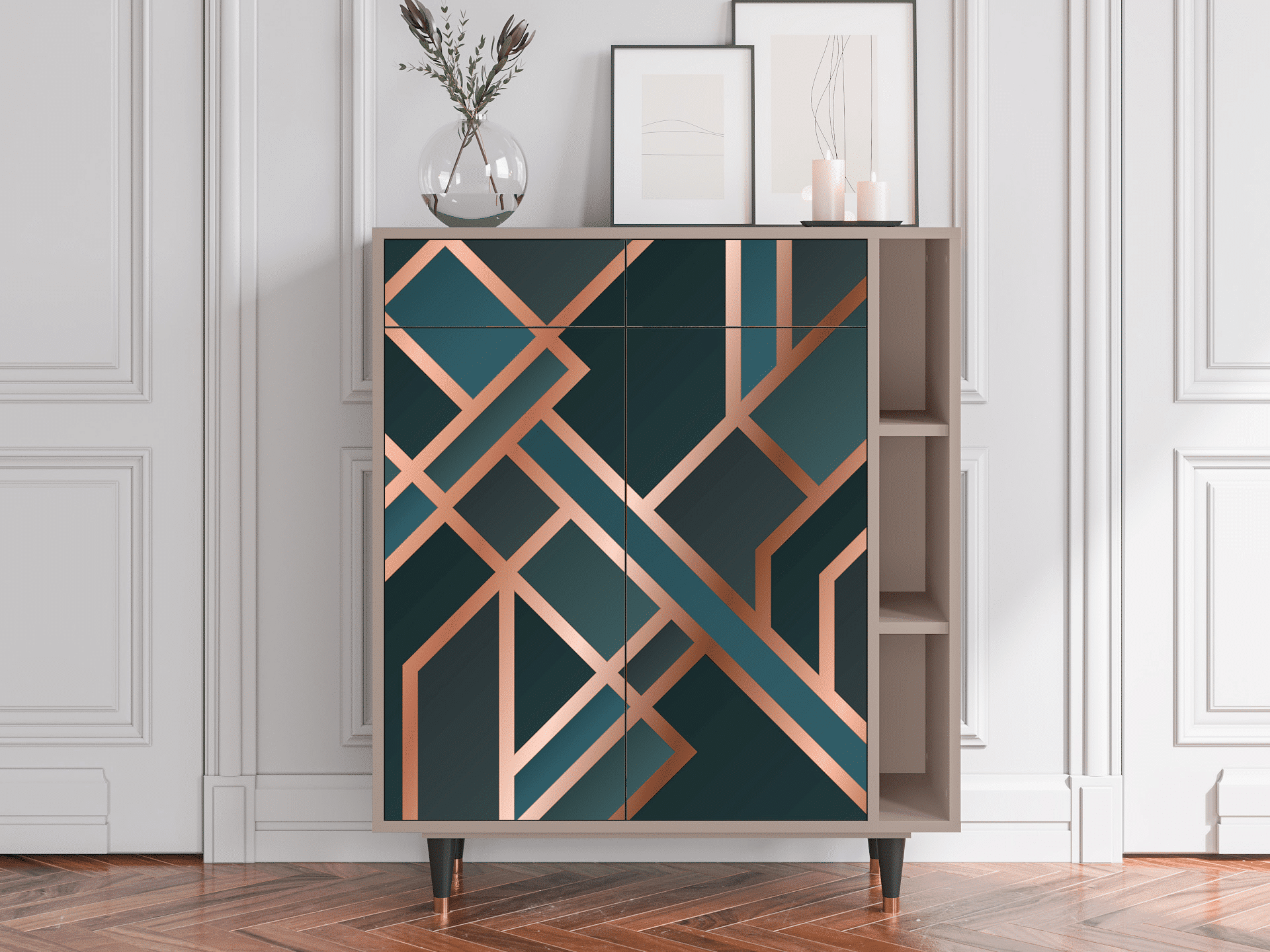 Sideboard - STORYZ - BS6 Bronze Crossroad - Latte Sideboard - STORYZ - BS6 Bronze Crossroad - Latte
