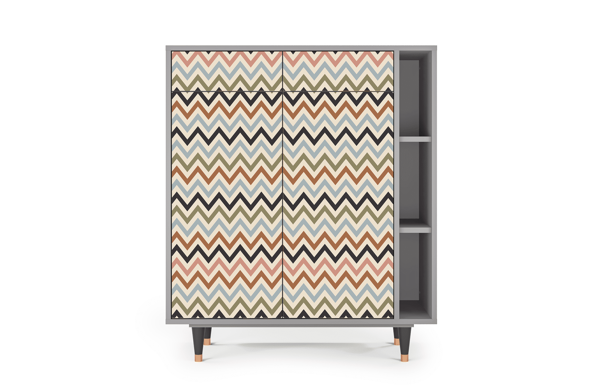 Sideboard – STORYZ – BS6 Bright Ripple – Grey Sideboard - STORYZ - BS6 Bright Ripple - Grey