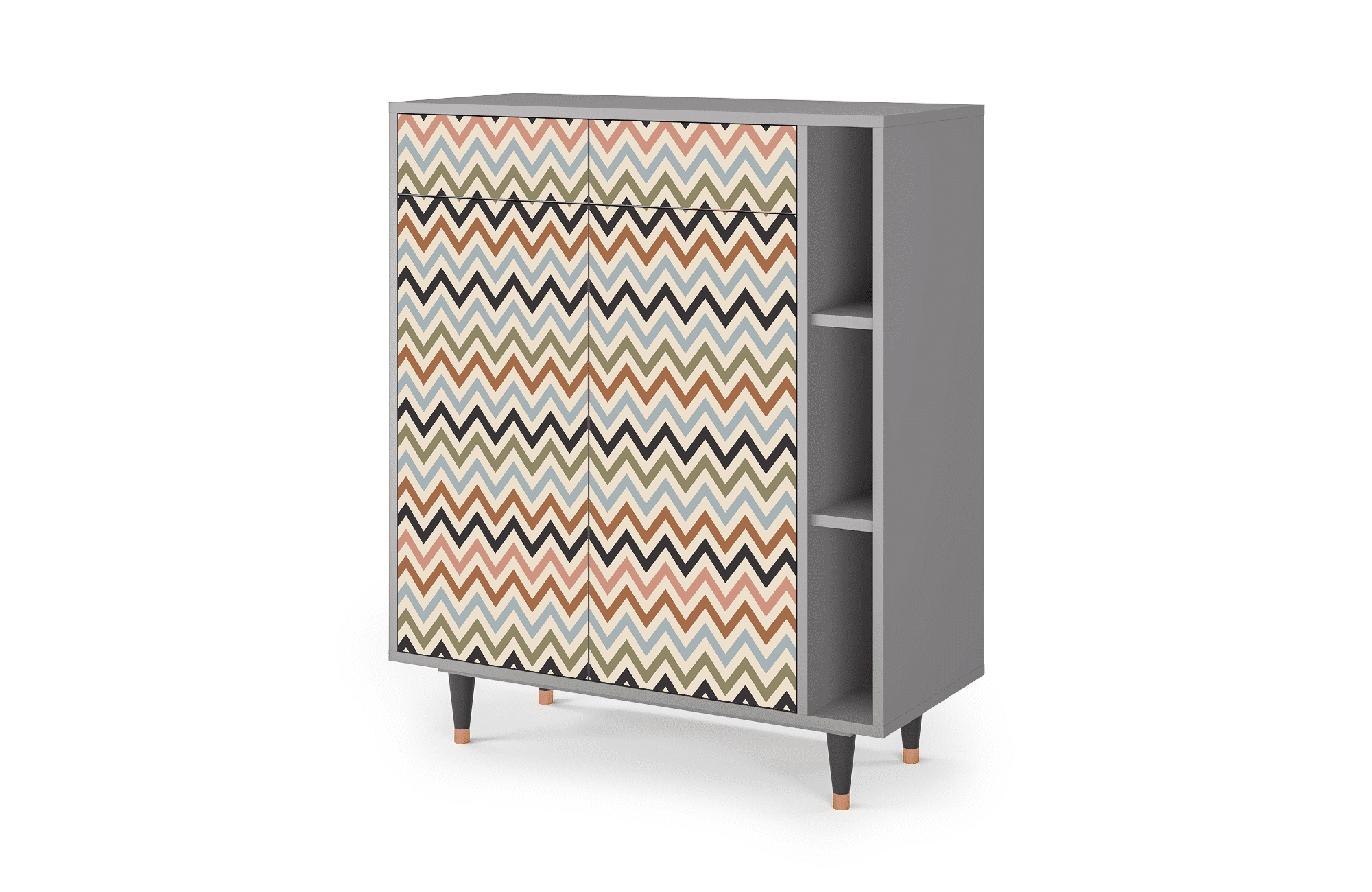 BS6_50_002 Sideboard - STORYZ - BS6 Bright Ripple - Grey