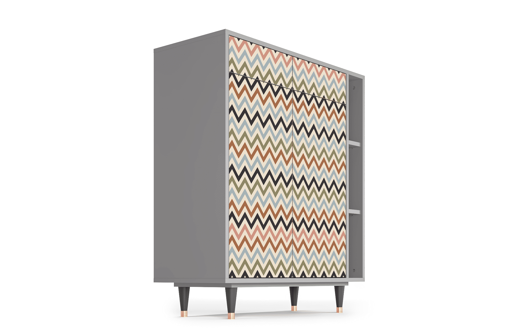 Sideboard – STORYZ – BS6 Bright Ripple – Grey Sideboard - STORYZ - BS6 Bright Ripple - Grey