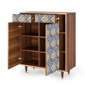 Sideboard - STORYZ - BS6 Illusory Pattern - Walnut