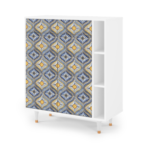 Sideboard - STORYZ - BS6 Illusory Pattern - White