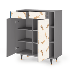 Sideboard - STORYZ - BS6 Nude Dragonflies - Grey
