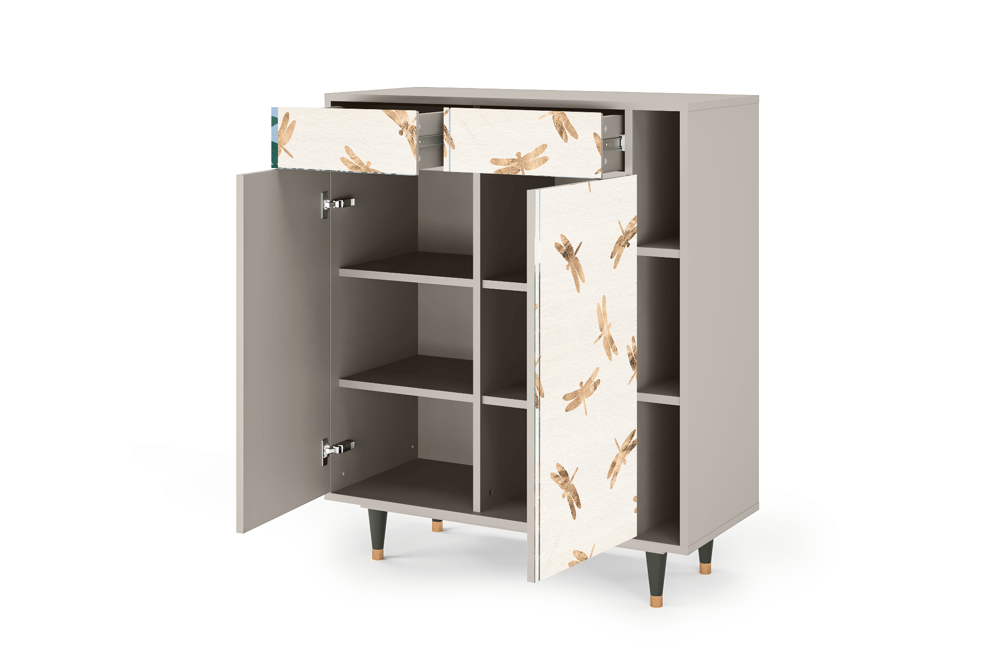 Sideboard – STORYZ – BS6 Nude Dragonflies – Sand Sideboard - STORYZ - BS6 Nude Dragonflies - Sand