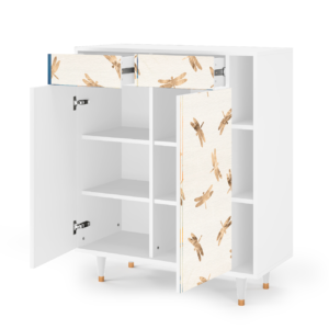Sideboard - STORYZ - BS6 Nude Dragonflies - White