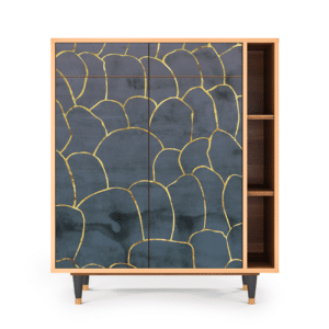 Sideboard - STORYZ - BS6 Blue Lagoon - Walnut