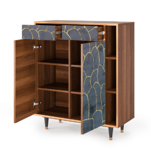 Sideboard - STORYZ - BS6 Blue Lagoon - Walnut