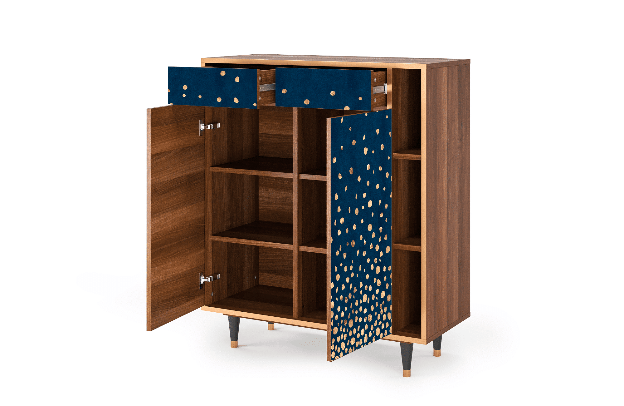 Sideboard – STORYZ – BS6 Night Skies – Walnut Sideboard - STORYZ - BS6 Night Skies - Walnut