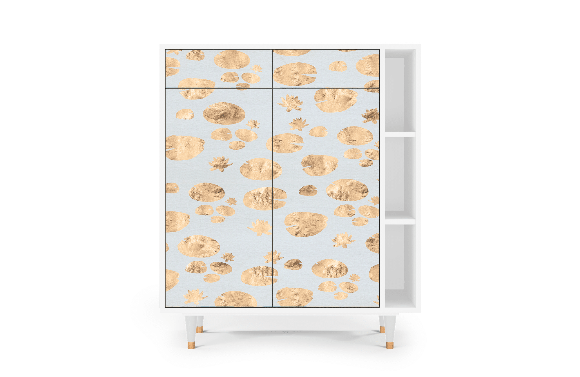 Sideboard – STORYZ – BS6 Blue Giraffe – White Sideboard - STORYZ - BS6 Blue Giraffe - White