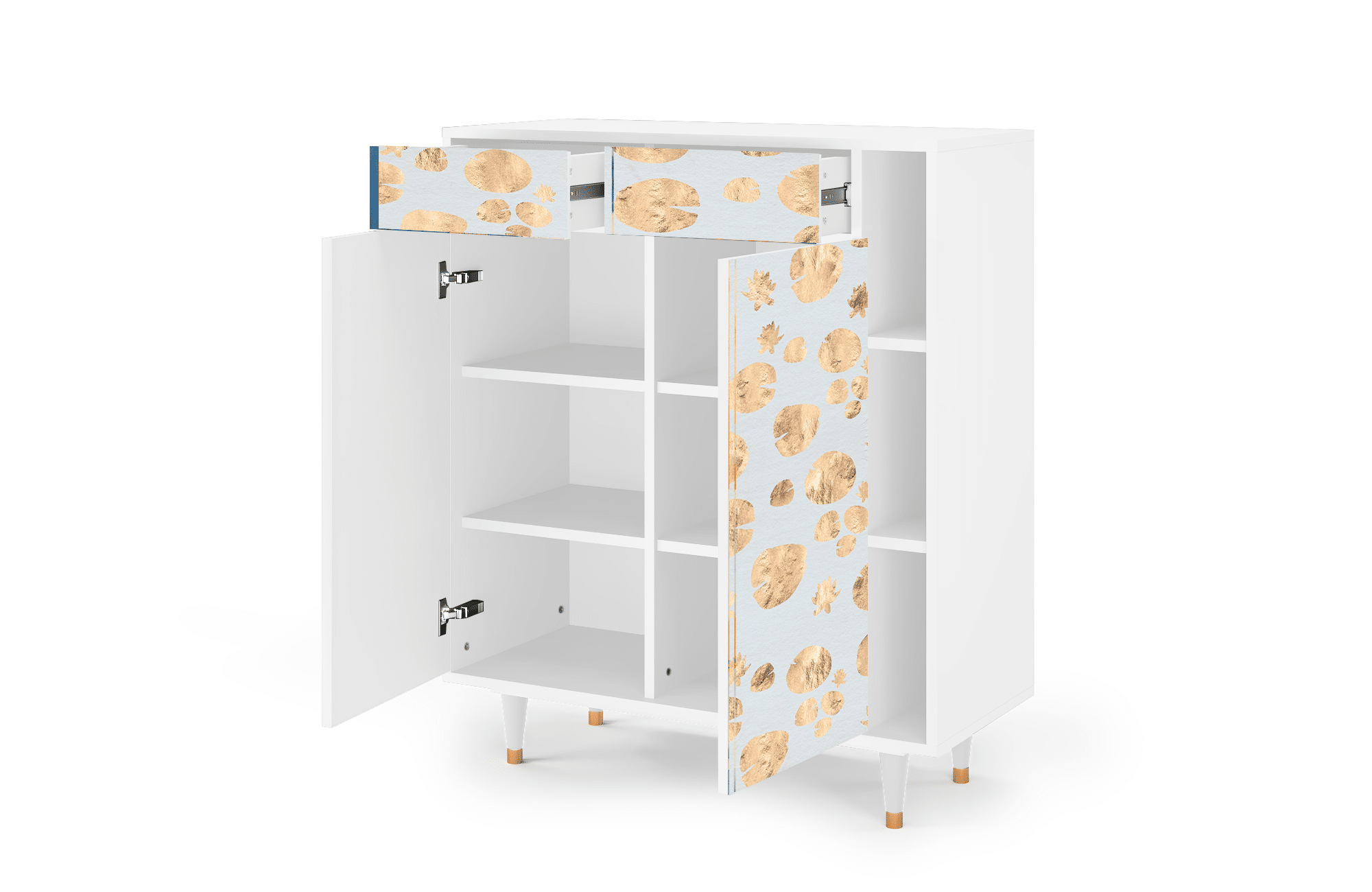 Sideboard – STORYZ – BS6 Blue Giraffe – White Sideboard - STORYZ - BS6 Blue Giraffe - White