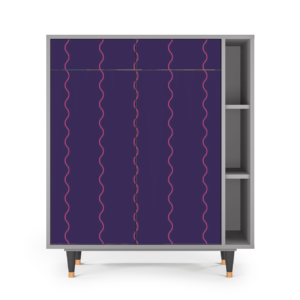 Sideboard - STORYZ - BS6 Grape Maccaroni - Grey