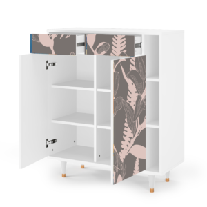 Sideboard - STORYZ - BS6 Issabelline Flower - White