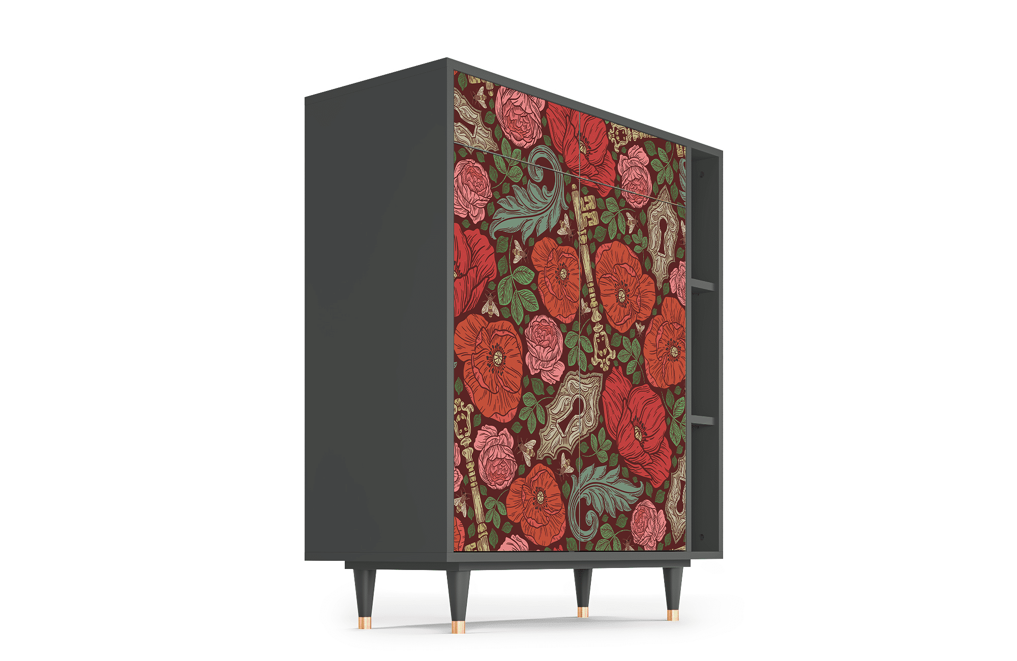 Sideboard – STORYZ – BS6 Poppy Garden – Antracite Sideboard - STORYZ - BS6 Poppy Garden - Antracite