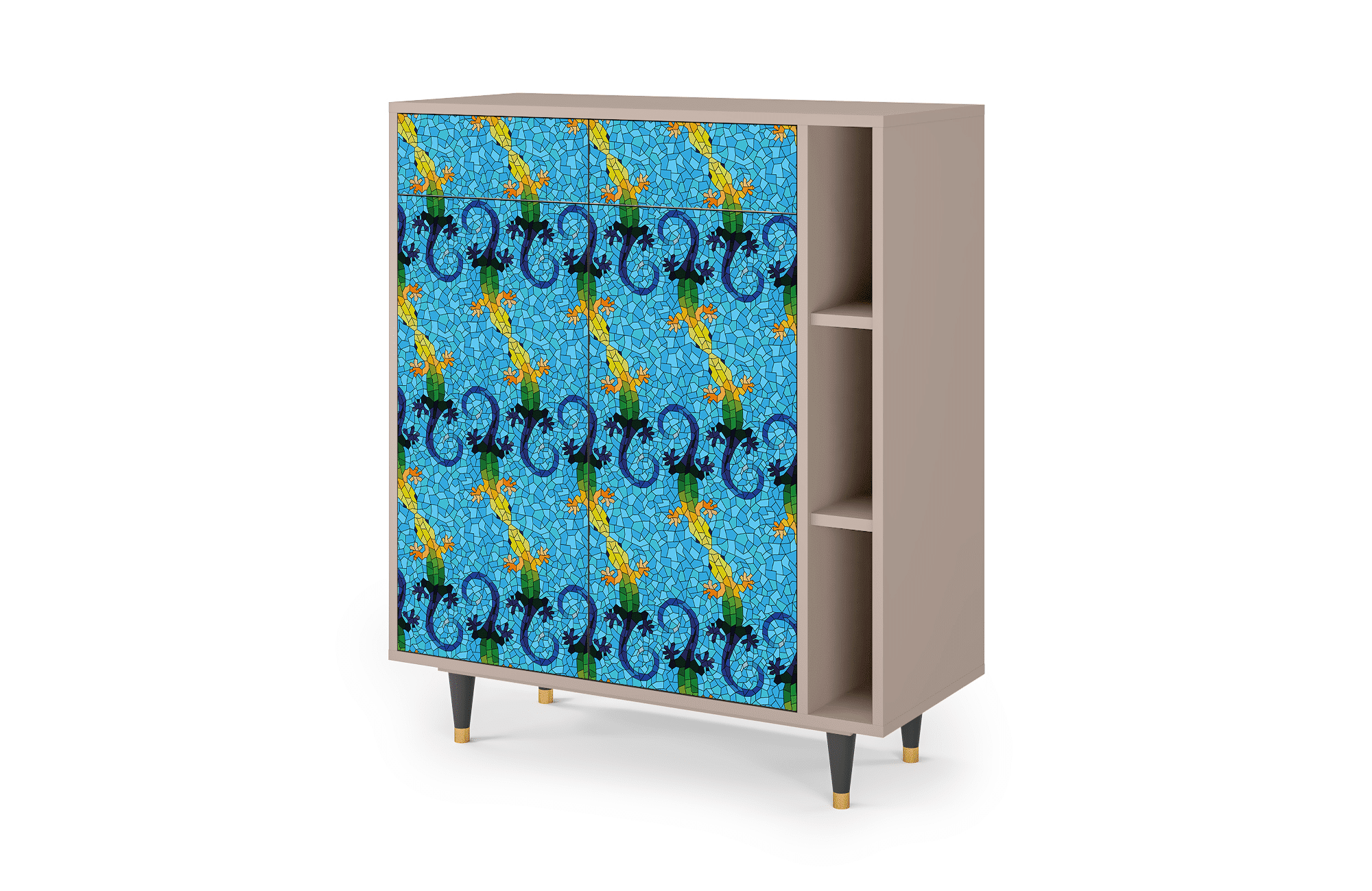 BS6_80_004 Sideboard - STORYZ - BS6 Gaudi's Lizard - Latte