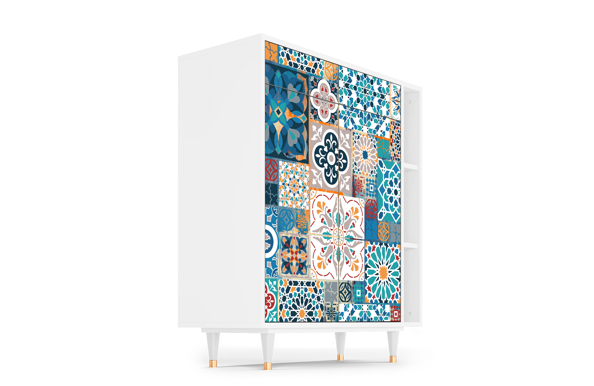 Sideboard – STORYZ – BS6 Moroccan Market – White Sideboard - STORYZ - BS6 Moroccan Market - White