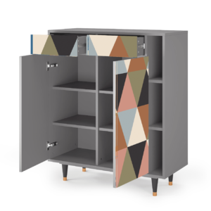 Sideboard - STORYZ - BS6 Royal Triangles - Grey