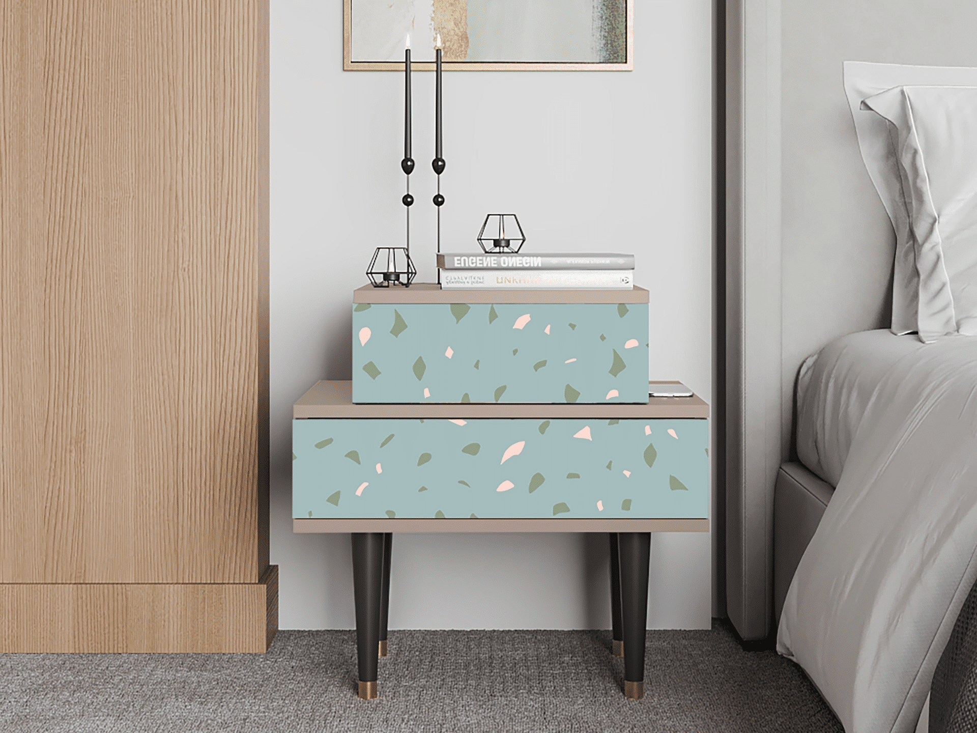 Sideboard - STORYZ - NS1 Blue Drops - Latte Sideboard - STORYZ - NS1 Blue Drops - Latte
