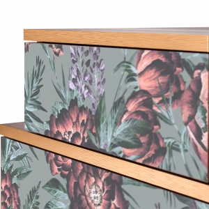 Sideboard - STORYZ - NS1 Light Peonies - Walnut