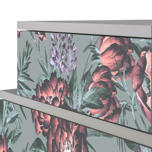 Sideboard - STORYZ - NS1 Light Peonies - Grey