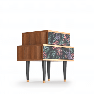 Sideboard - STORYZ - NS1 Dark Peonies - Walnut
