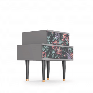 Sideboard - STORYZ - NS1 Dark Peonies - Grey